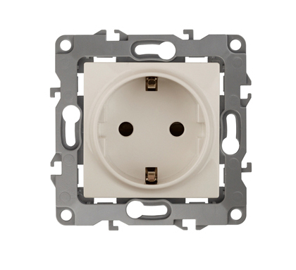 Розетка ЭРА 12 2P E Schuko 16A 250V 12-2001-02 Б0014682 купить с доставкой по РФ