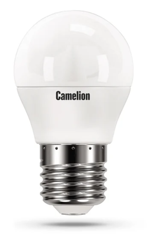 Лампа светодиодная Camelion E27 8W 6500K LED8-G45/865/E27 13373