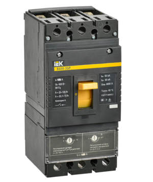 Автоматический выключатель IEK ВА88-35Р 3Р 160А 35кА с механической регулировкой термо-магнитного расцепителя