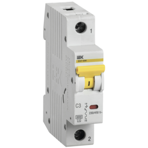 Выключатель автоматический ВА47-60M 1Р 3А 6кА С MVA31-1-003-C IEK