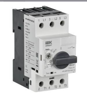 Автоматический выключатель защиты двигателя ARMAT A6 GV2P 18-25А IEK AR-MPCB-A6C25 IEK