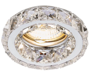Встраиваемый светильник Ambrella light Crystal K112 CL/CH