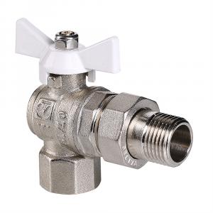 Кран шаровой VALTEC BASE угловой с полусгоном VT.228.N.04