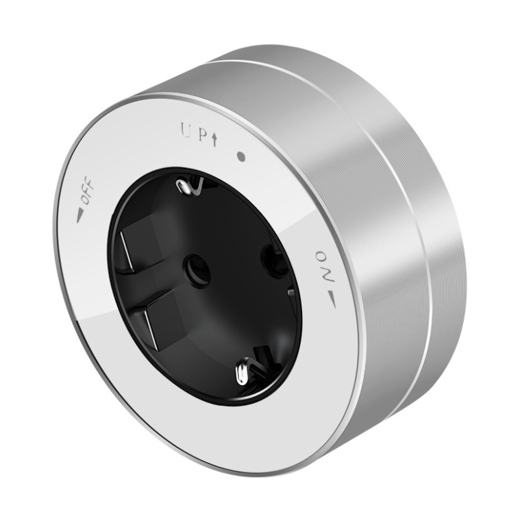 Розетка Systeme Electric MultiTrack 2К+З круглая 16А/250В Белый купить с доставкой по РФ