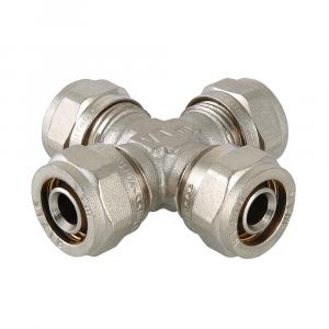 Фитинг обжимной Valtec VTM.341.N.262026– крестовина