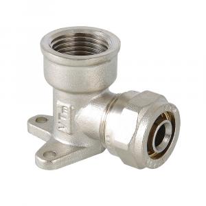 Фитинг Valtec VTM.354.N.002005 обжимной – угольникс креплением (водорозетка)