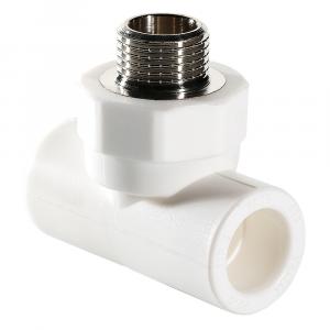 Фитинг Valtec VTP.733.0.02504 полипропиленовый – тройникс переходом на наружную резьбу