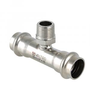 Фитинг из нержавеющей стали Valtec VTI.933.I.150415 – пресс-тройник с наружной резьбой
