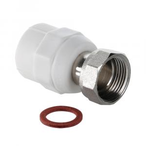 Фитинг Valtec полипропиленовый с накидной гайкой VTP.708.0.02004