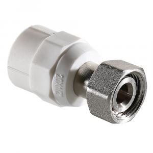 Фитинг полипропиленовый Valtec VTP.708.K.02004 с накидной гайкой для перехода на «конус»