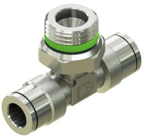 Фитинг тройник металлический Kipvalve KH-3T-6-1/4
