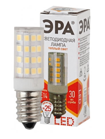 Лампа LED T25-5w-827-Е14 ЭРА CORN капсула купить с доставкой по РФ