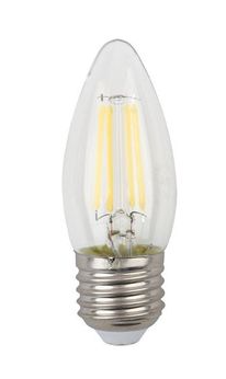 Лампа LED В35-7w-840-Е27 ЭРА F-LED прозр. премиум (25/50)