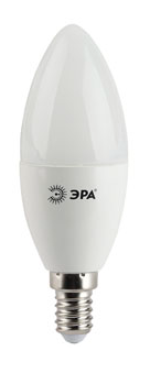 Лампа светодиодная ЭРА E14 6W 2700K матовая ECO LED B35-6W-827-E14 купить с доставкой по РФ