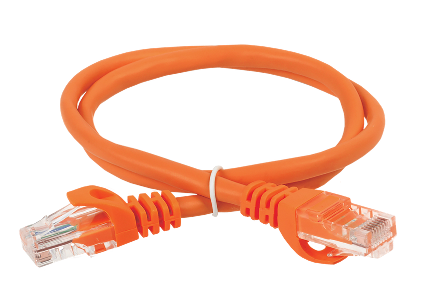 Коммутационный шнур ITK кат. 6 UTP LSZH 2м оранжевый купить с доставкой по РФ