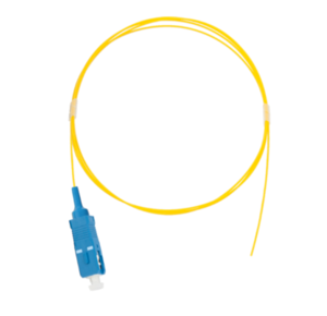 Шнур NIKOMAX волоконно-оптический, монтажный, одномодовый 9/125мкм, стандарта OS2, SC/UPC, полимерный материал нг(A)-HF, 0.9мм, желтый, 1м, уп-ка 2шт.