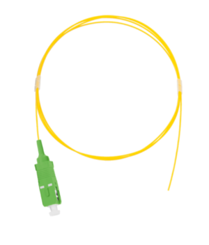 Шнур NIKOMAX волоконно-оптический, монтажный, одномодовый 9/125мкм, стандарта OS2, SC/APC, Полимерный материал нг(А)-HF, 0.9мм, желтый, 1м, уп-ка 2шт.