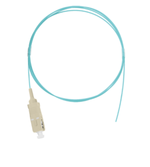 Шнур NIKOMAX волоконно-оптический, монтажный, многомодовый 50/125мкм, стандарта OM3, SC/UPC, полимерный материал нг(A)-HF, 0.9мм, аква, 1м, уп-ка 2шт.