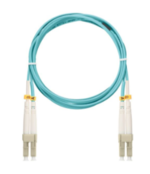 Шнур NIKOMAX волоконно-оптический, соединительный, многомодовый 50/125мкм, стандарта OM3, LC/UPC-LC/UPC, двойной, полимерный материал нг(A)-HF, 2мм, аква, 2м купить с доставкой по РФ