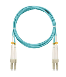 Шнур NIKOMAX волоконно-оптический, соединительный, многомодовый 50/125мкм, стандарта OM3, LC/UPC-LC/UPC, двойной, полимерный материал нг(A)-HF, 2мм, аква, 1м купить с доставкой по РФ