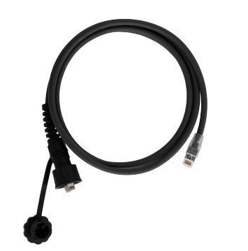 Индустриальный коммутационный шнур NIKOMAX U/UTP 4 пары, переходной, Кат.6 (Класс E), 250МГц, RJ45/8P8C(IP67)-RJ45/8P8C, T568B, многожильный, BC (чистая медь), 24AWG (7х0,195мм), с защитной крышкой, PUR, черный, 1м купить с доставкой по РФ