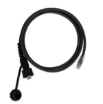 Индустриальный коммутационный шнур NIKOMAX U/UTP 4 пары, переходной, Кат.6 (Класс E), 250МГц, RJ45/8P8C(IP67)-RJ45/8P8C, T568B, многожильный, BC (чистая медь), 24AWG (7х0,195мм), с защитной крышкой, PUR, черный, 1м купить с доставкой по РФ