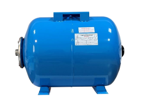 Гидроаккумулятор LadAna 80л горизонтальный голубой купить с доставкой по РФ