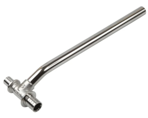 Трубка T-образная - D15 20х15х25 Sanext для подключения радиатора, 250 мм