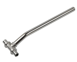 Трубка Т-образная 16-15-20, Sanext, надв.гильза-труба, латунь, l=250