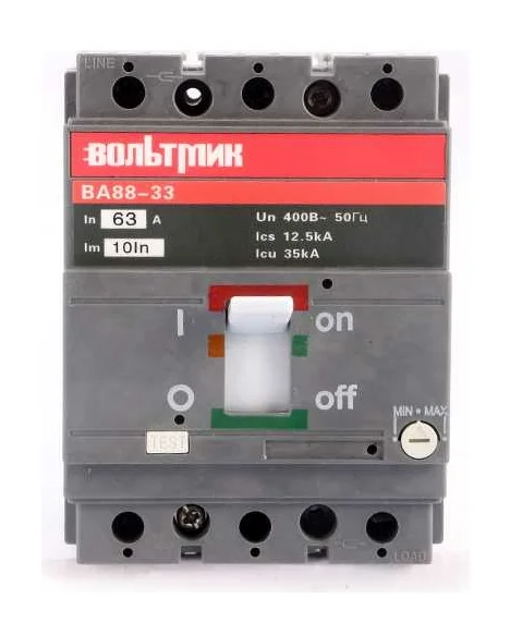 Автоматический выключатель ВТМ (S) ВА 88-33 3Р, 63А, 35кА купить с доставкой по РФ