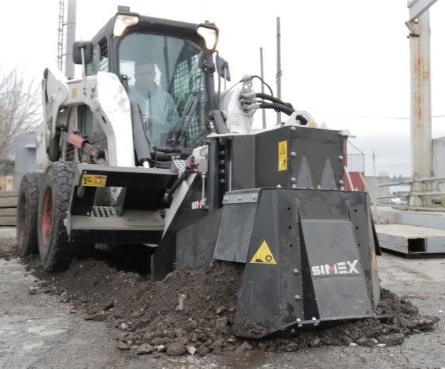 Навесная дисковая фреза Simex RWA500 для мини-погрузчиков купить по цене 3681166 руб.