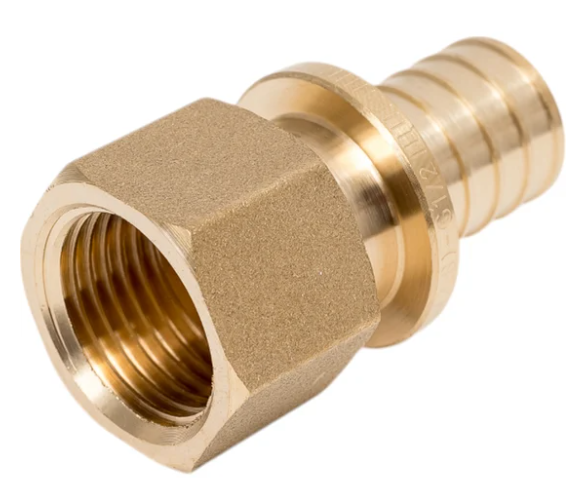 Переходник 20-1/2", Sanext, надвижная гильза-резьба, вн., латунь купить с доставкой по РФ