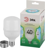 Лампа светодиодная ЭРА GREEN LINE LED POWER T80-40W-840-E27/E40 GL E27/E40 40 Вт колокол яркий белый свет купить с доставкой по РФ