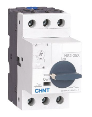 Выключатель автоматический для защиты двигателя CHINT 0.1-0.16А NS2-25X с поворотн. ручкой (R)