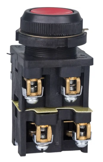 Выключатель кнопочный КЭАЗ КЕ 012 У3 исп.4 красный купить с доставкой по РФ