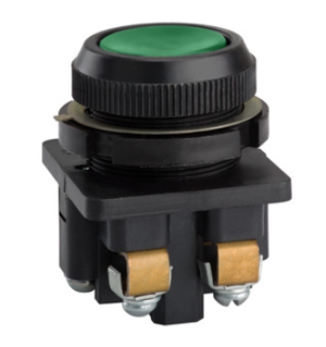 Выключатель кнопочный КЭАЗ КЕ 011-У3-исп.1-(зеленый)