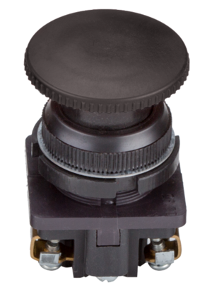 Выключатель кнопочный КЭАЗ КЕ 021-У3-исп.1-(черный)