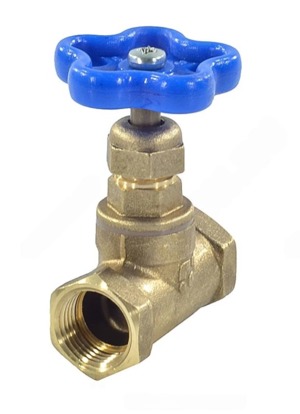 Клапан запорный латунь 15б3р Ду40 Ру25 м/м БАЗ