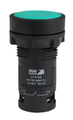Кнопка КЭАЗ OptiSignal Compact D22 С7-P-310 зеленая 1НО XB7NA31 купить с доставкой по РФ