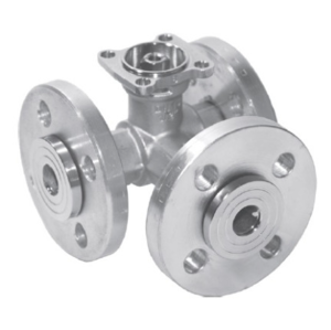 Запорный шаровой кран BELIMO R7025R-B2, трехходовой, с фланцами