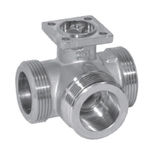 Регулирующий шаровой кран BELIMO R511, трехходовой, с внешней резьбой