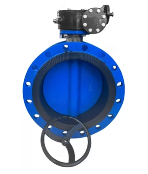 Затвор поворот чуг EPDM Ду600 Ру10/16 ред п/эл фл д/чуг Benarmo