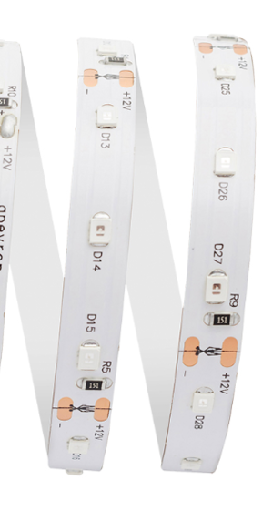 Светодиодная лента Apeyron 4,8W/m 60LED/m 3528SMD желтый 5M 33BL