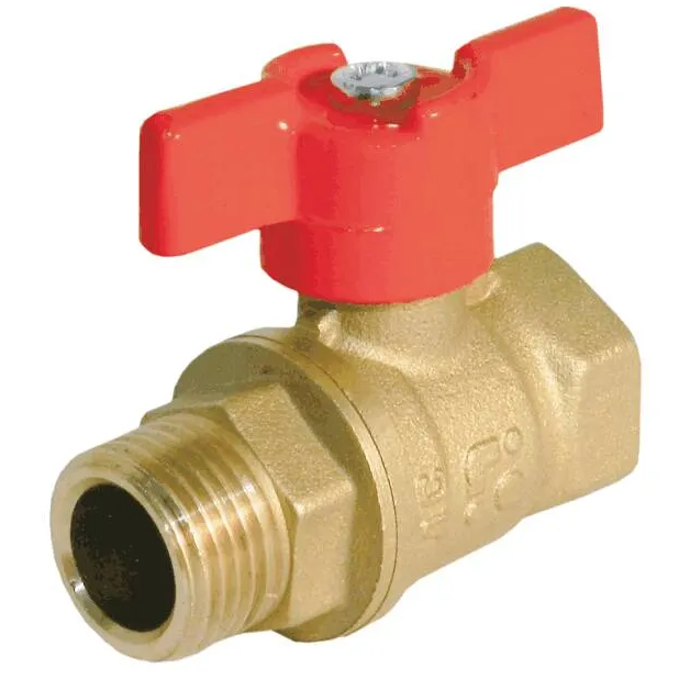 Кран шаровой 11Б27п1 Ду15 А31/1 вр/нр бабочка латунь БАЗ купить с доставкой по РФ