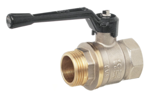 Кран шаровой БАЗ 11Б27п1 Ду15 А31 вр/нр рычаг никель