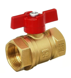 Кран шаровой БАЗ 11Б27п1 Ду15 А30/1 вр/вр бабочка никель