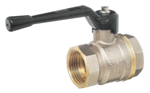 Кран шаровой БАЗ 11Б27п1 Ду15 А30 вр/вр рычаг никель