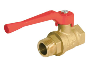 Кран шаровой латунь А31 Ду15 Ру40 м/р полнопроходной рычаг БАЗ