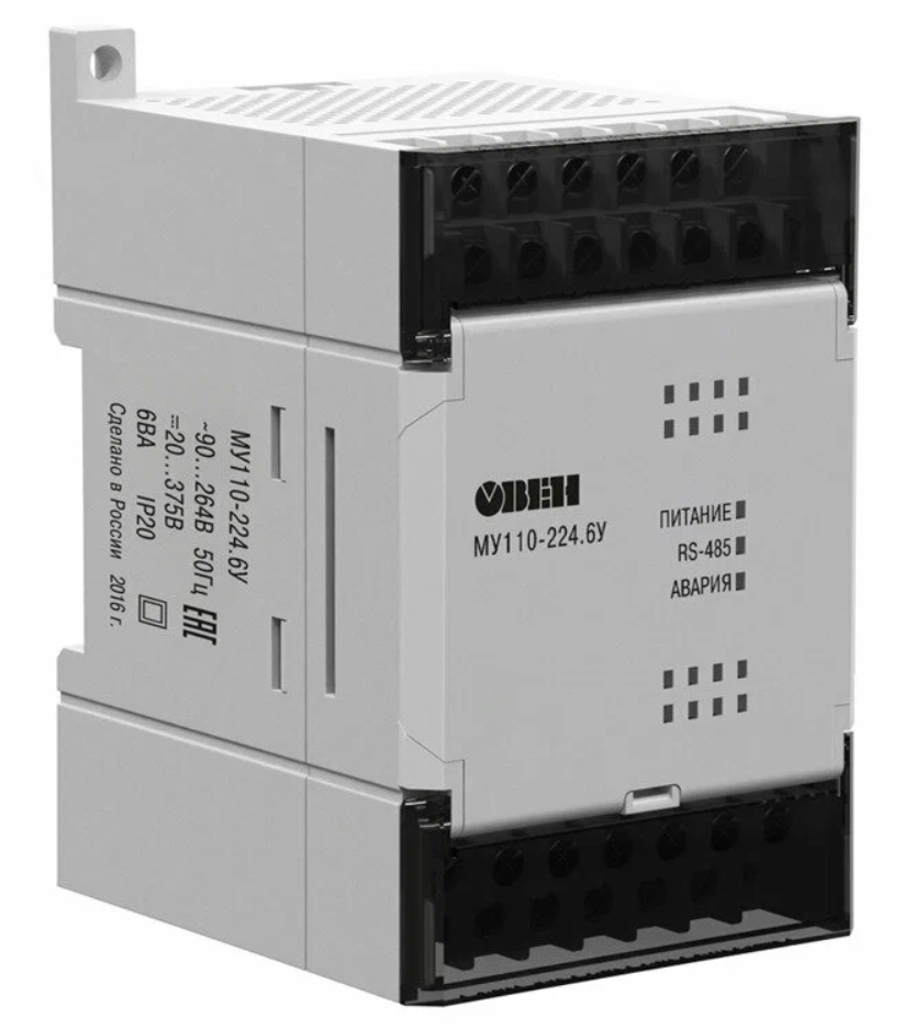 Модуль аналог. вывода Овен, 6-кана., 0…10В МУ110-224.6У [М01] купить с доставкой по РФ