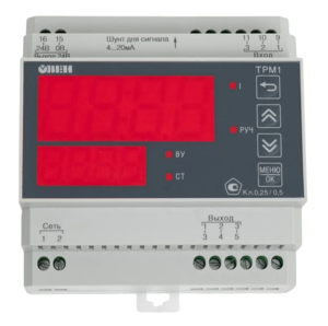 Измеритель-регулятор микропроцессорный Овен ТРМ1-Д.У2.Р